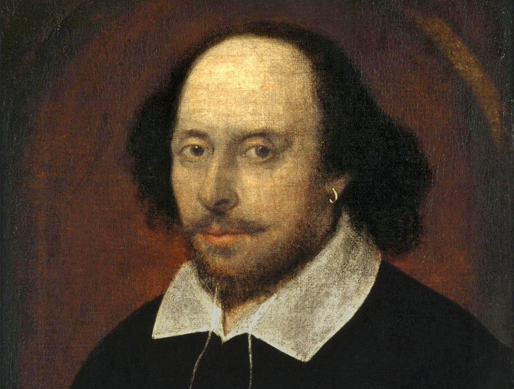 Portrait of William Shakespeare (photograph via Wikimedia Commons)